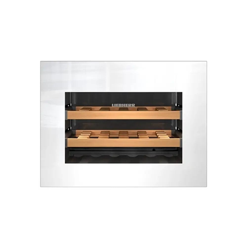 Liebherr WKEGW582 GrandCru 47 Litre Built-In Wine Storage Cabinet, 18 Bordeaux Bottles, Flush-Mounted Door Assembly - 59.5cm Wide | Atlantic Electrics - 39478225895647 