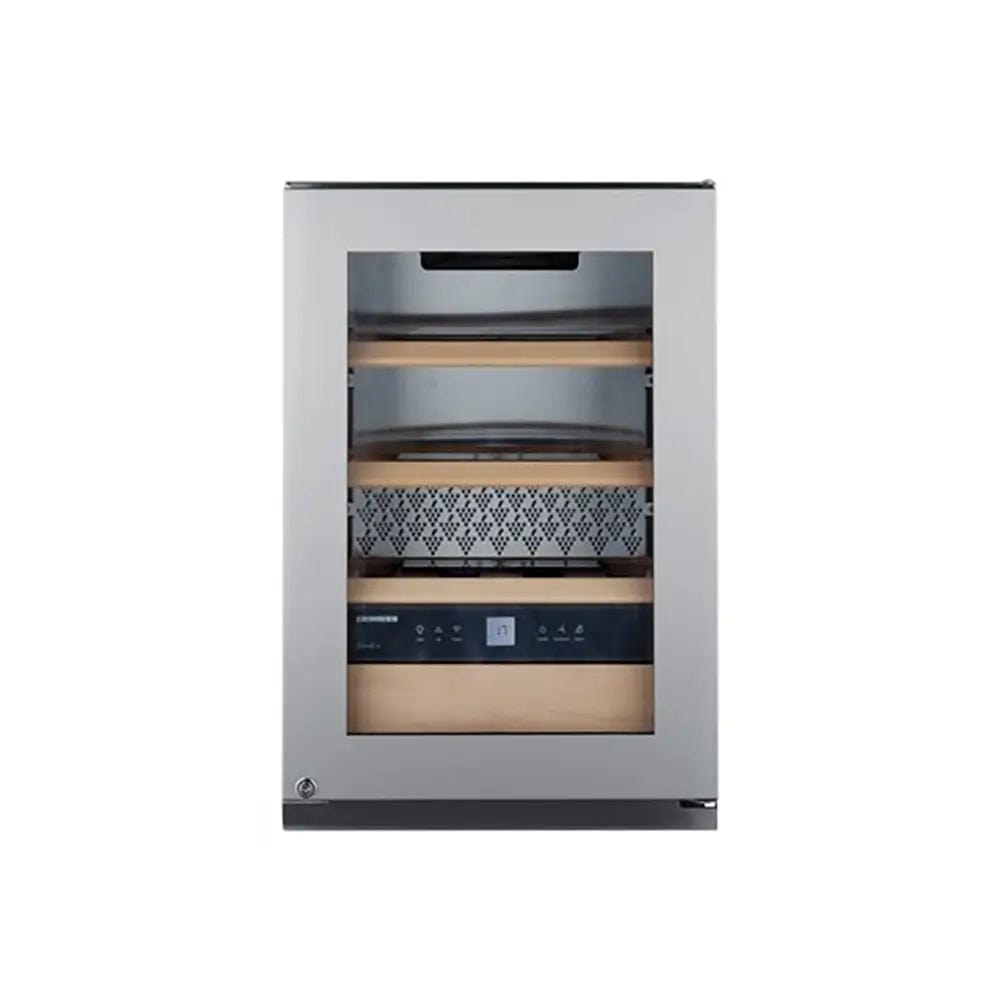 Liebherr WKES653 GrandCru 48 Litre Wine Storage Cabinet, 12 Bordeaux Bottles, 42.5cm Wide - Stainless Steel | Atlantic Electrics - 39478225240287 