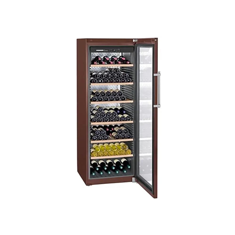 Liebherr WKT5552 GrandCru 526 Litre Wine Storage Cabinet, 253 Bordeaux Bottles, 70cm Wide - Terra, Tinted Insulated Glass Door | Atlantic Electrics
