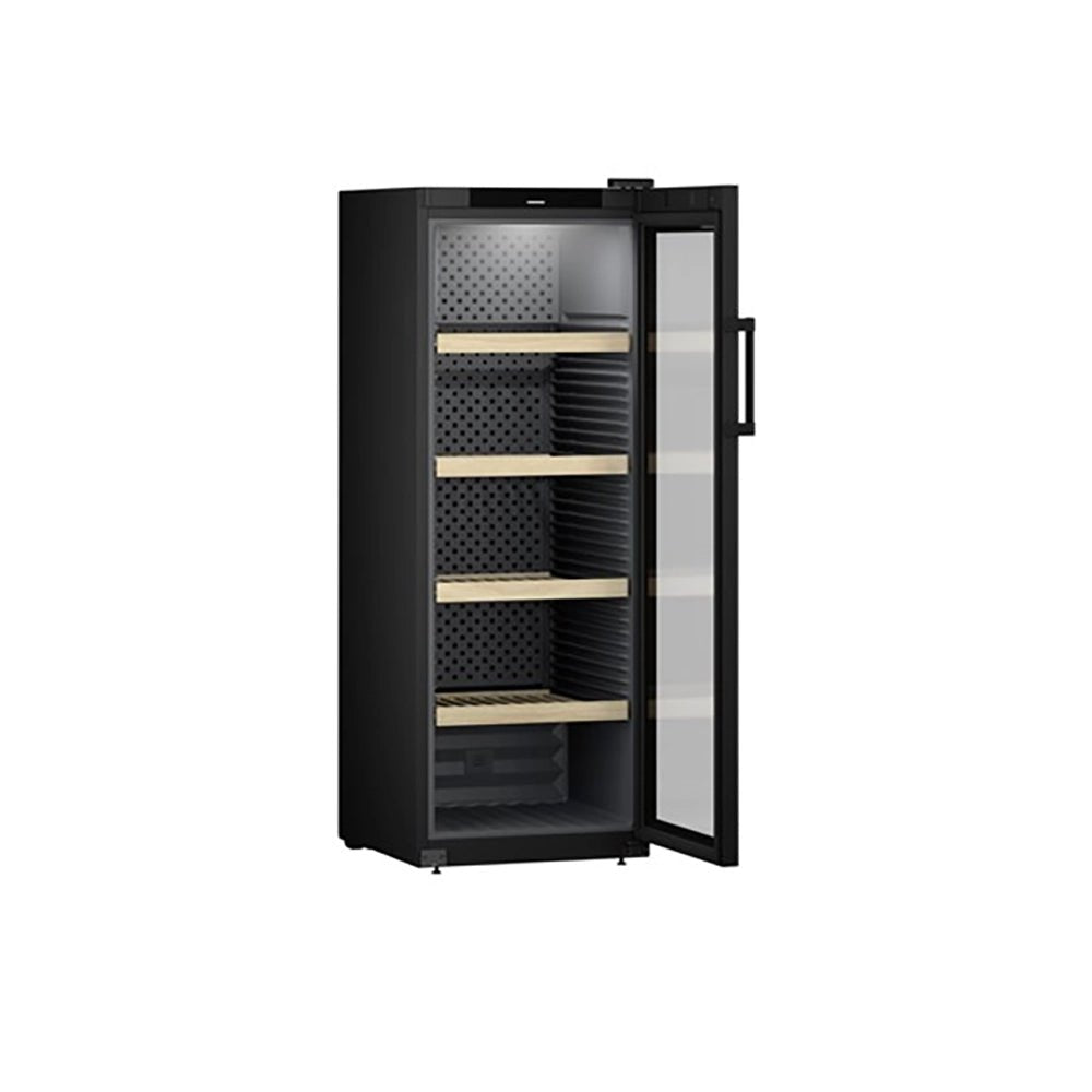 Liebherr WPBL5001 GrandCru 385 Litre Wine Storage Fridge, 196 0.75 Litre Bordeaux Bottles, 59.7cm Wide - Black | Atlantic Electrics - 40309802762463 