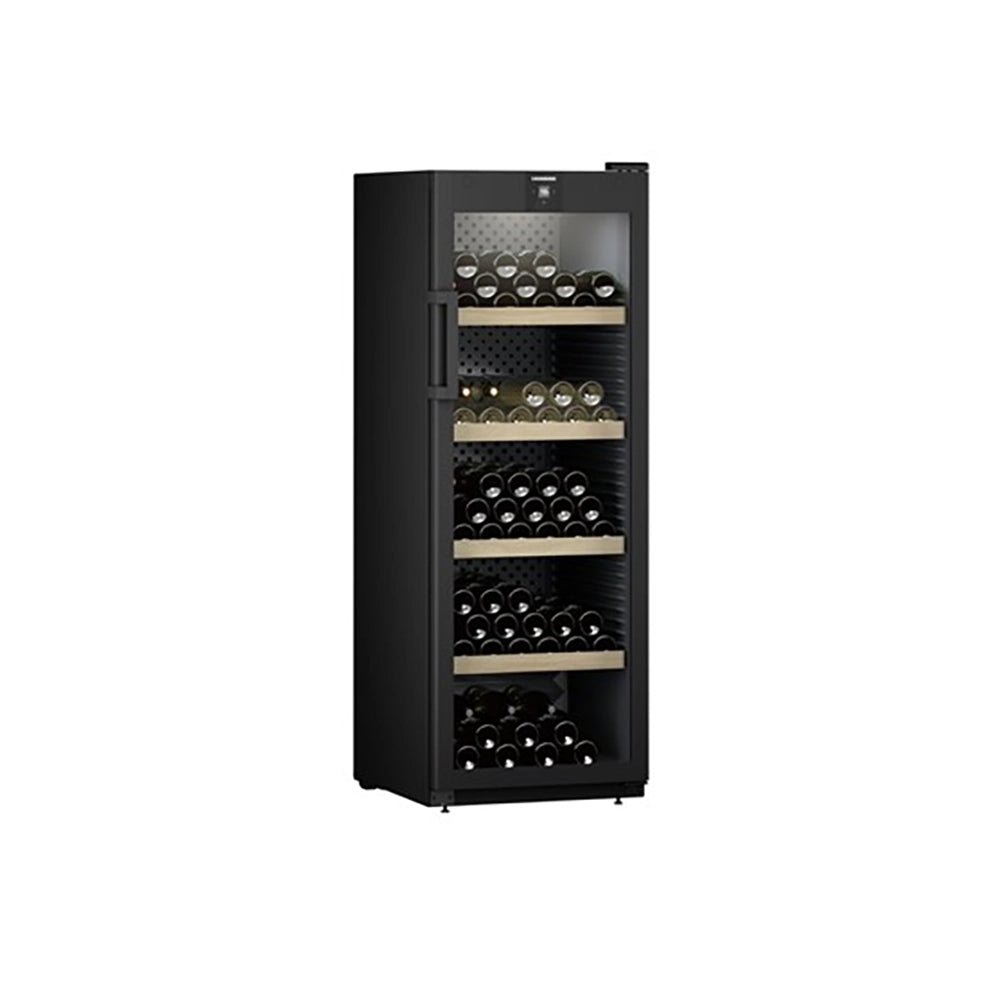 Liebherr WPBL5001 GrandCru 385 Litre Wine Storage Fridge, 196 0.75 Litre Bordeaux Bottles, 59.7cm Wide - Black | Atlantic Electrics - 40309802696927 