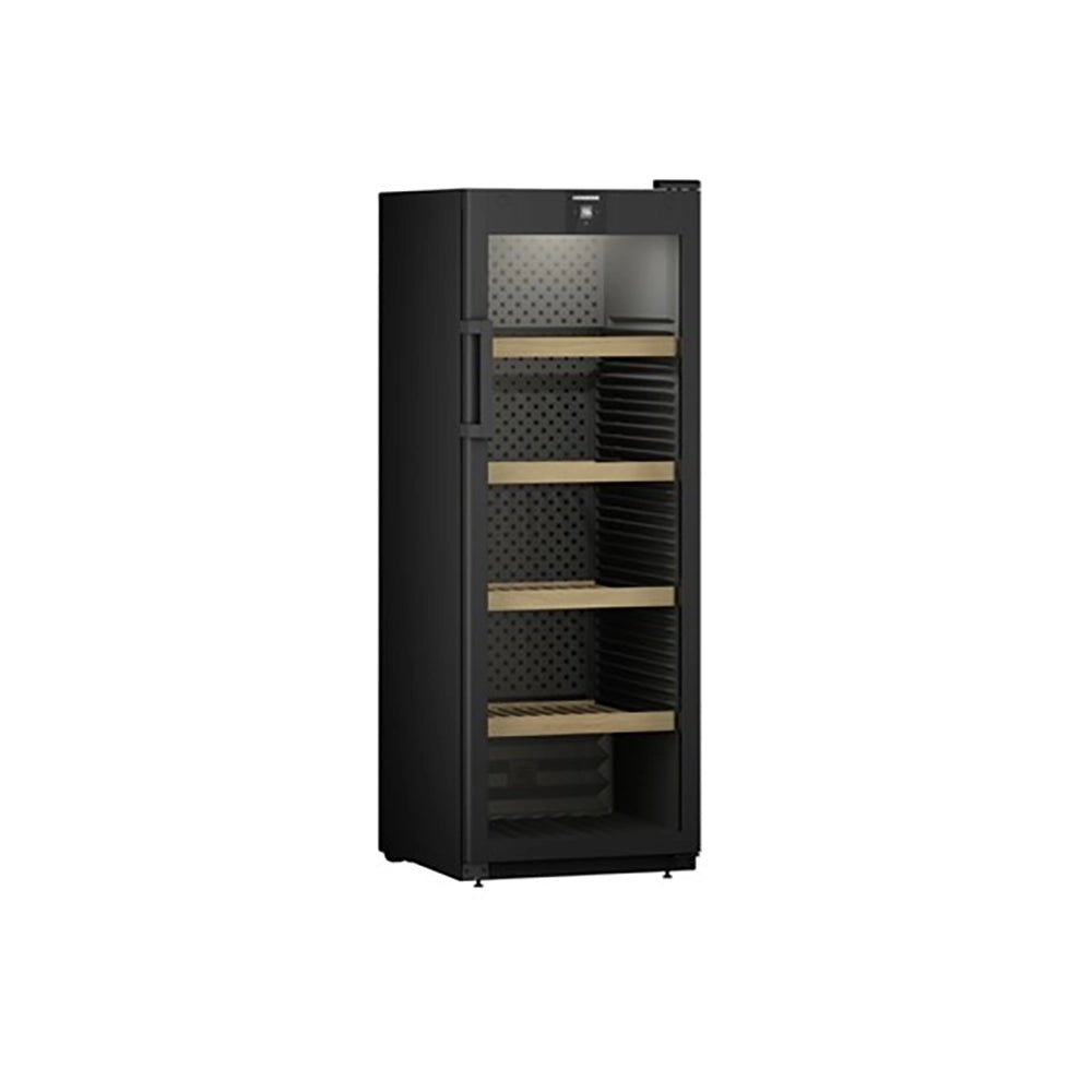 Liebherr WPBL5001 GrandCru 385 Litre Wine Storage Fridge, 196 0.75 Litre Bordeaux Bottles, 59.7cm Wide - Black | Atlantic Electrics - 40309802827999 