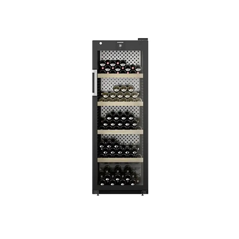 Liebherr WPBLI5031 GrandCru Selection 385 Litre Wine Storage Fridge, 196 0.75 Litre Bordeaux Bottles, 59.7cm Wide - Black | Atlantic Electrics - 40320582156511 