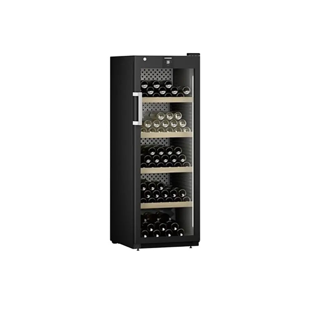 Liebherr WPBLI5031 GrandCru Selection 385 Litre Wine Storage Fridge, 196 0.75 Litre Bordeaux Bottles, 59.7cm Wide - Black | Atlantic Electrics - 40320582123743 