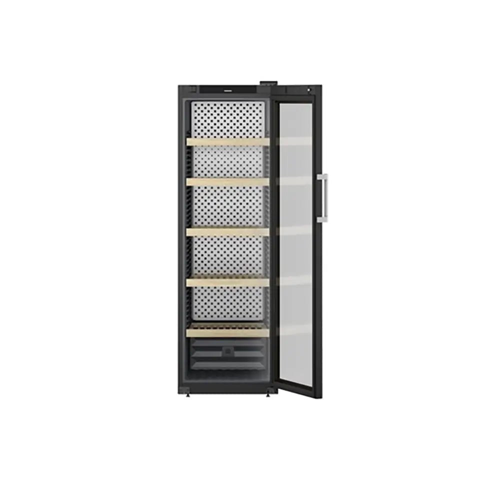 Liebherr WPBLI5231 GrandCru Selection 442 Litre Wine Storage Fridge, 229 0.75 Litre Bordeaux Bottles, 59.7cm Wide - Black | Atlantic Electrics - 40325119770847 