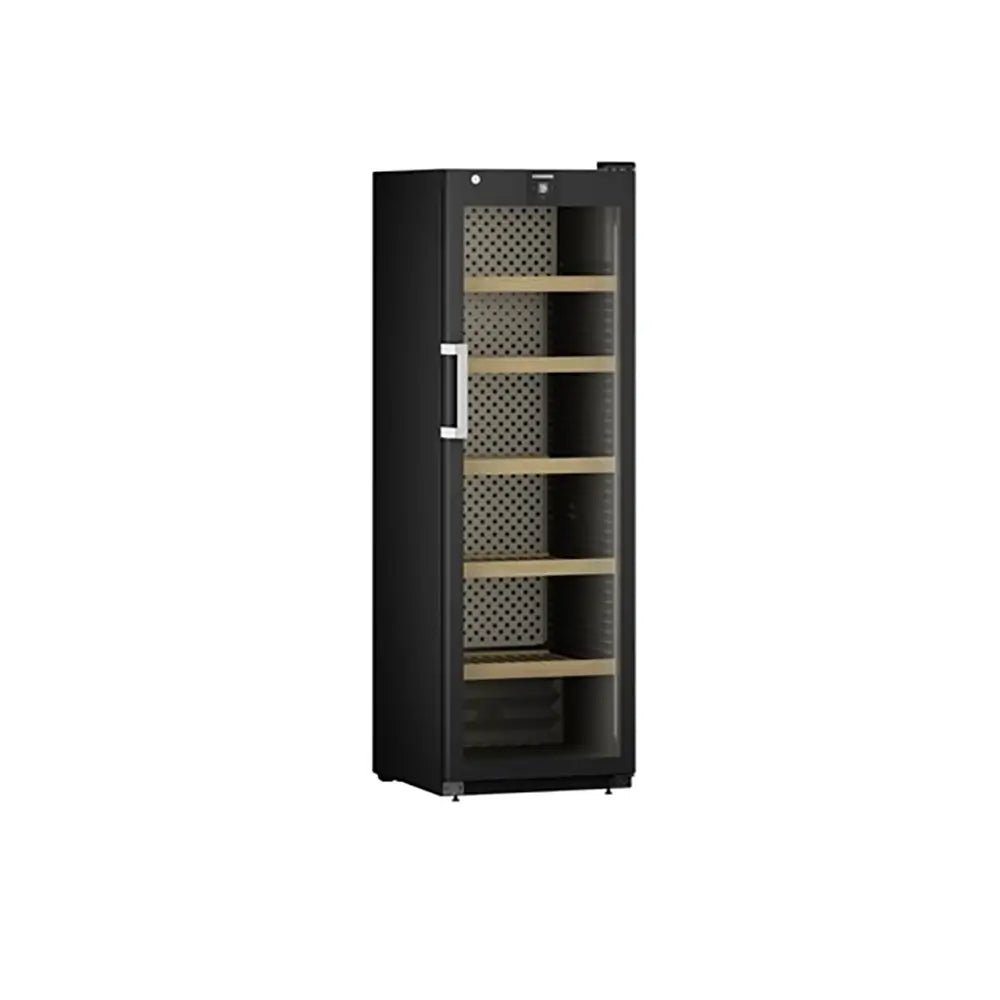 Liebherr WPBLI5231 GrandCru Selection 442 Litre Wine Storage Fridge, 229 0.75 Litre Bordeaux Bottles, 59.7cm Wide - Black | Atlantic Electrics - 40325119803615 