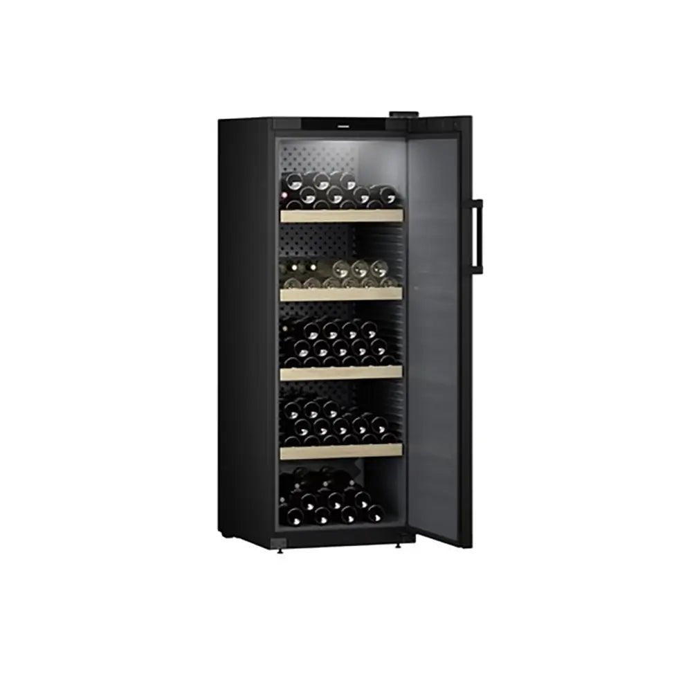 Liebherr WSBL5001 GrandCru 378 Litre Wine Storage Fridge, 196 0.75 Litre Bordeaux Bottles, 59.7cm Wide - Black | Atlantic Electrics - 40325119344863 