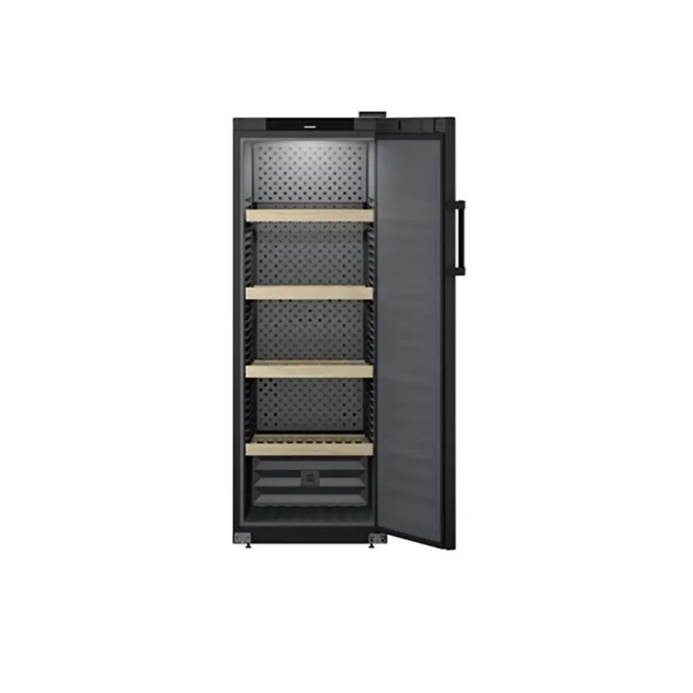 Liebherr WSBL5001 GrandCru 378 Litre Wine Storage Fridge, 196 0.75 Litre Bordeaux Bottles, 59.7cm Wide - Black | Atlantic Electrics