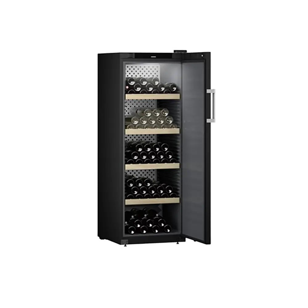 Liebherr WSBLI5031 GrandCru Selection 378 Litre Wine Storage Fridge, 196 0.75 Litre Bordeaux Bottles, 59.7cm Wide - Black | Atlantic Electrics - 40277778497759 