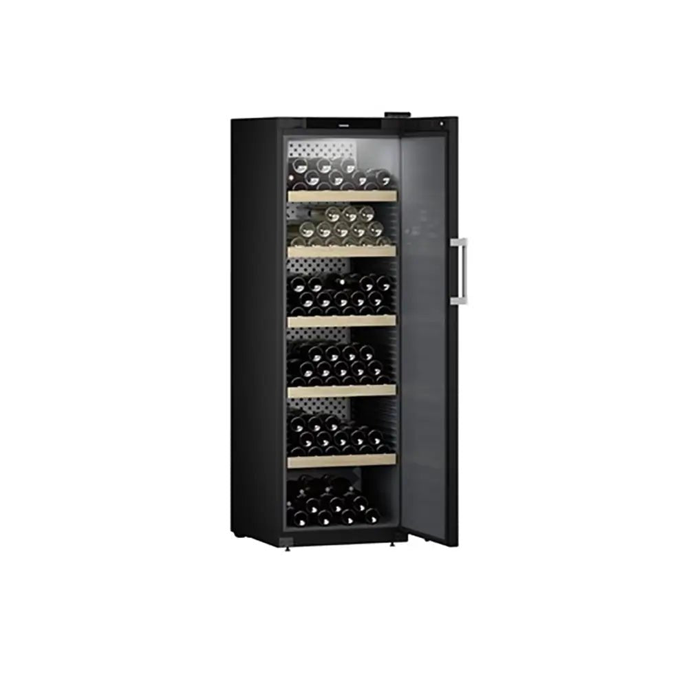 Liebherr WSBLI5231 GrandCru Selection 433 Litre Wine Storage Fridge, 229 0.75 Litre Bordeaux Bottles, 59.7cm Wide - Black | Atlantic Electrics - 40277779022047 