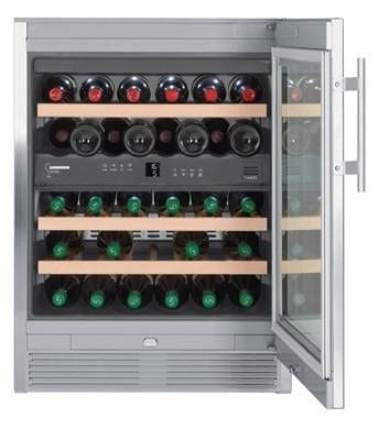 Liebherr WTES1672 Freestanding Vinidor Double Zone Wine Cabinet With Glass Door | Atlantic Electrics