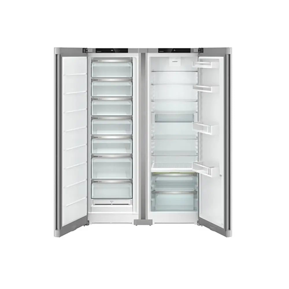 Liebherr XRFSF5225 Plus 659 Litre Freestanding Side-by-Side Combination Refrigerator Freezer with BioFresh and NoFrost - Silver - Atlantic Electrics - 40247127638239 