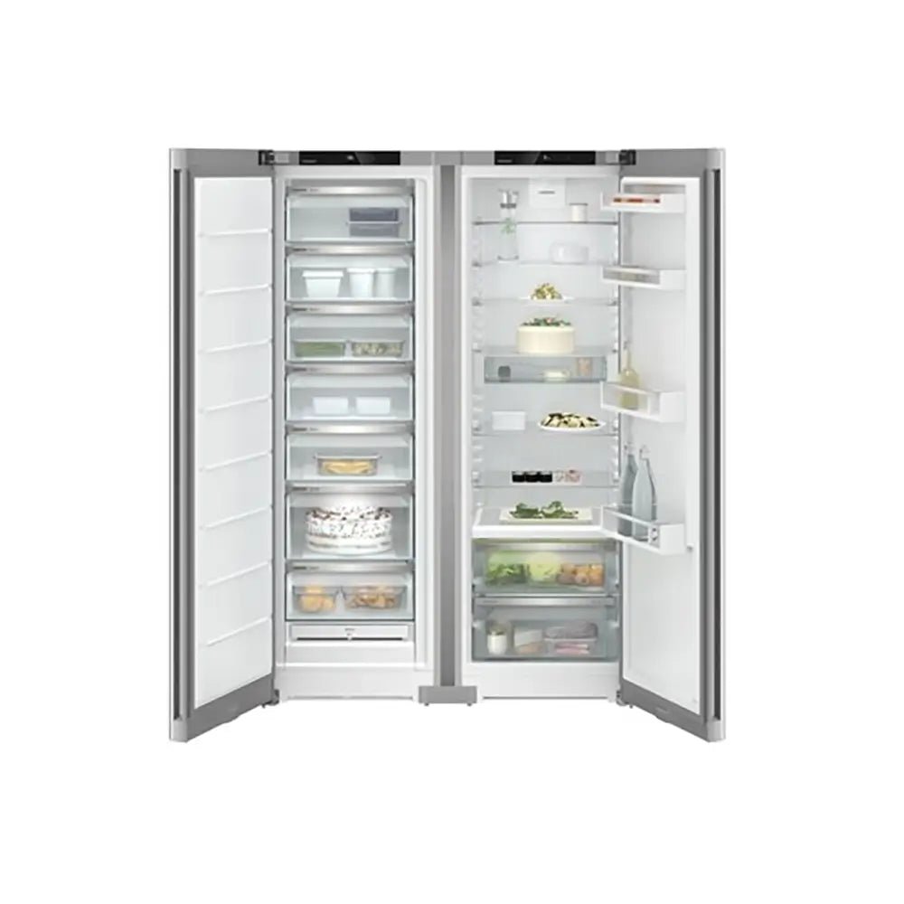Liebherr XRFSF5225 Plus 659 Litre Freestanding Side-by-Side Combination Refrigerator Freezer with BioFresh and NoFrost - Silver - Atlantic Electrics - 40247127605471 