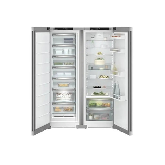 Liebherr XRFSF5225 Plus 659 Litre Freestanding Side-by-Side Combination Refrigerator Freezer with BioFresh and NoFrost - Silver | Atlantic Electrics