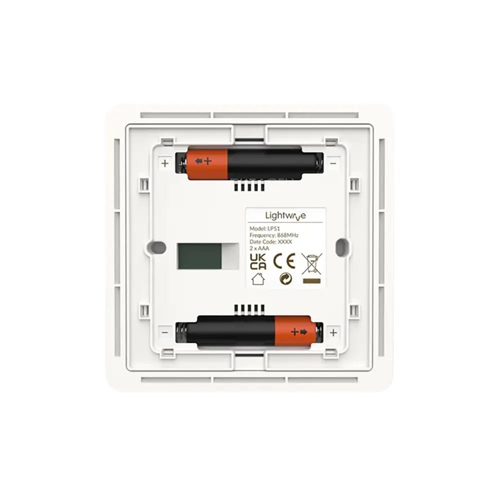 LIGHTWAVE LP51-WH 1 Gang Wire-Free Smart Dimmer Switch - White | Atlantic Electrics