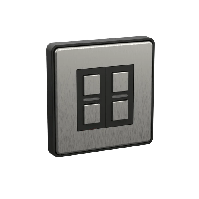 Lightwave LP52 Wire Free Smart Switch (2 Gang) - Stainless Steel | Atlantic Electrics