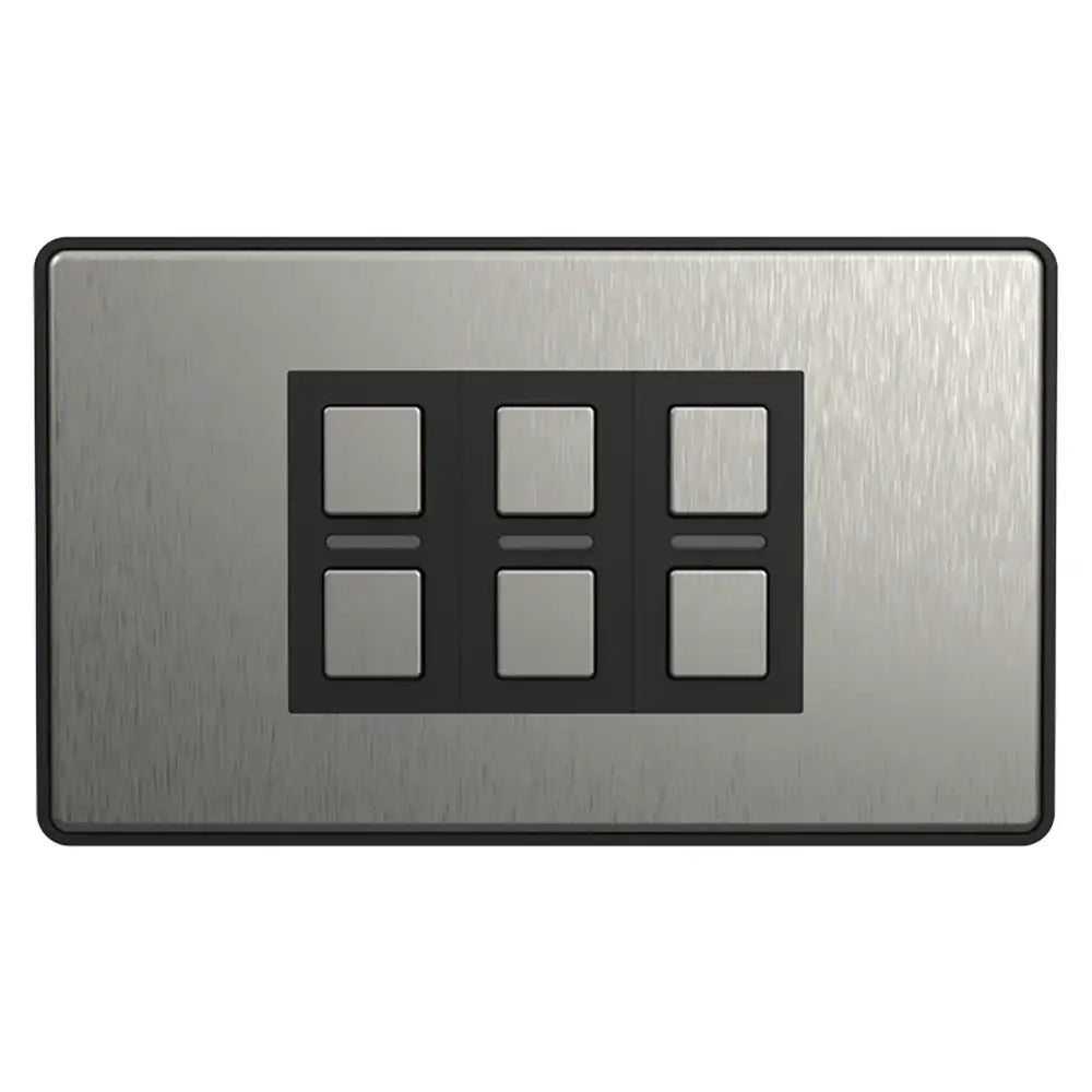 LIGHTWAVE LP53-SS 3 Gang Wire-Free Smart Dimmer Switch - Stainless Steel | Atlantic Electrics - 40157530161375 