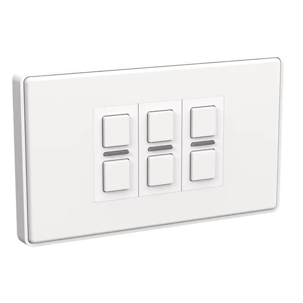 LIGHTWAVE LP53-WH 3 Gang Wire-Free Smart Dimmer Switch - White - Atlantic Electrics - 40157530423519 