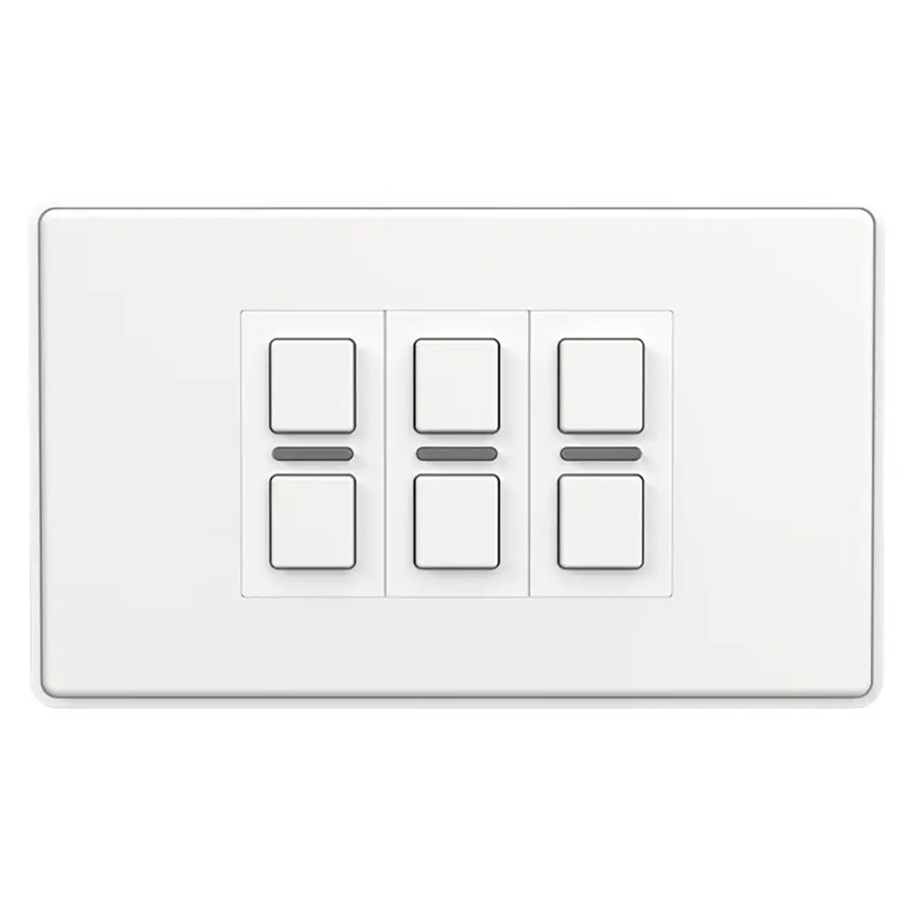 LIGHTWAVE LP53-WH 3 Gang Wire-Free Smart Dimmer Switch - White - Atlantic Electrics