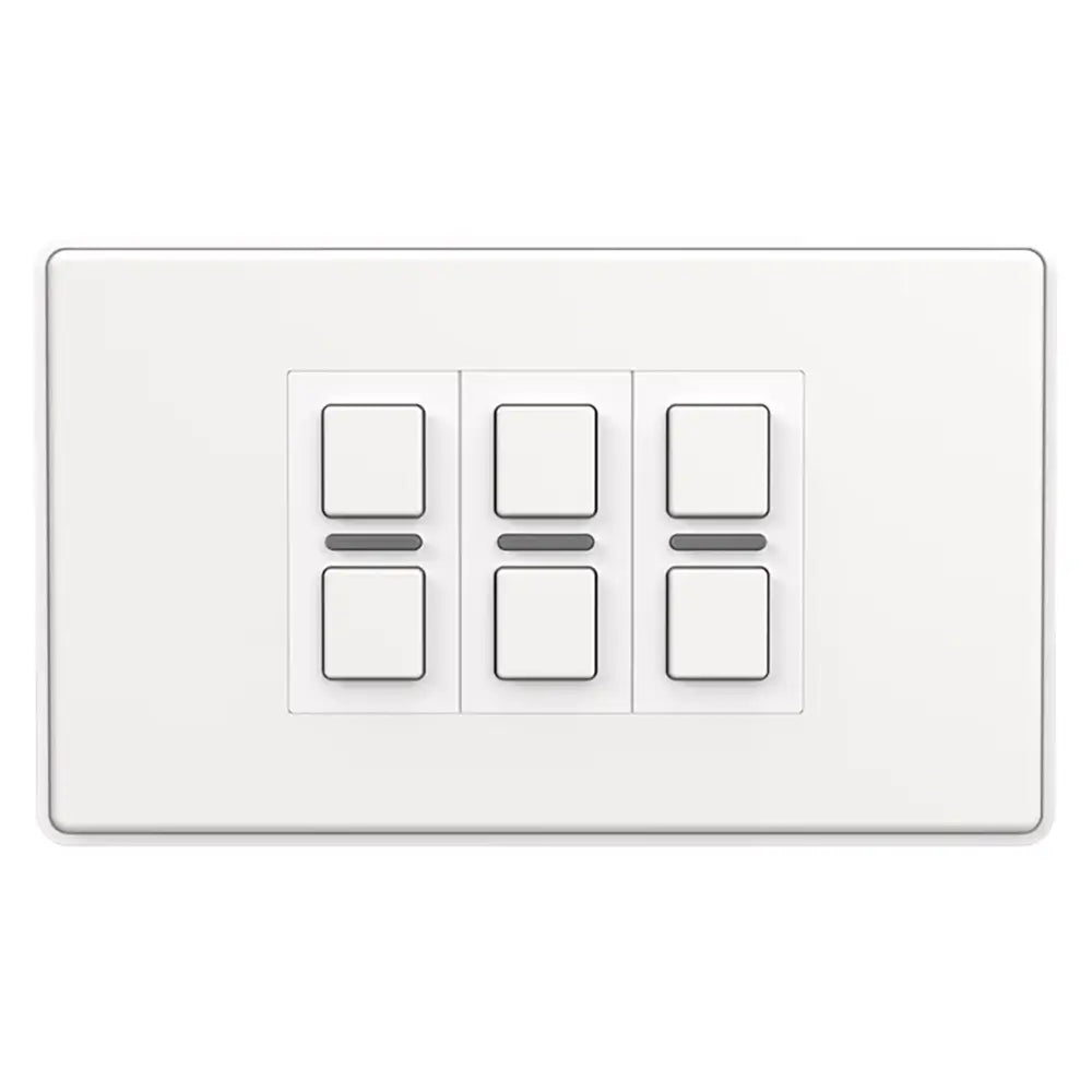 LIGHTWAVE LP53-WH 3 Gang Wire-Free Smart Dimmer Switch - White | Atlantic Electrics - 40157530587359 