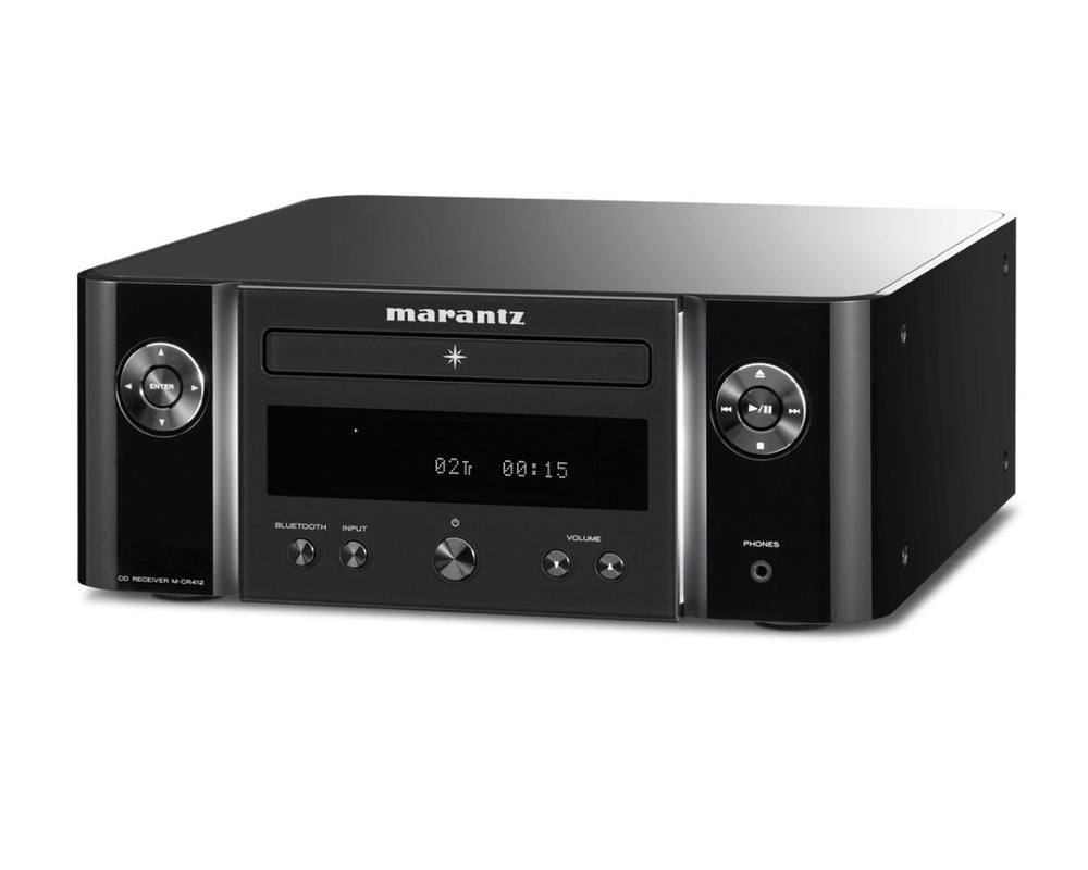 Marantz Melody MCR412 All in One Wireless Music System - Black - Atlantic Electrics - 39478246539487 
