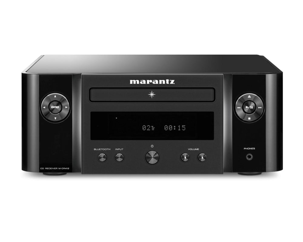 Marantz Melody MCR412 All in One Wireless Music System - Black - Atlantic Electrics - 39478246736095 
