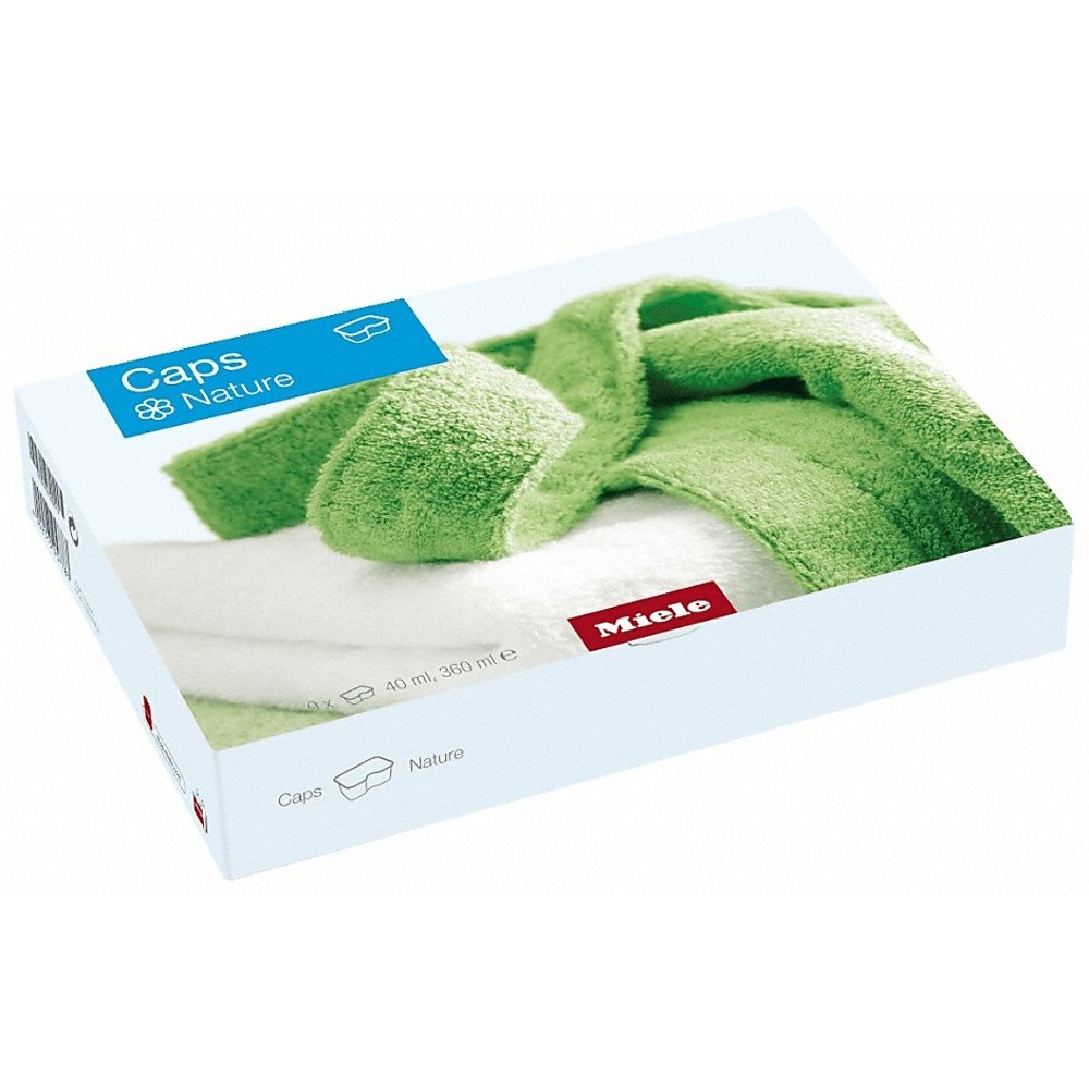 Miele 10755370 CAPS NATURE Laundry Capsules Box - Pack of 9 - Atlantic Electrics - 39478248964319 