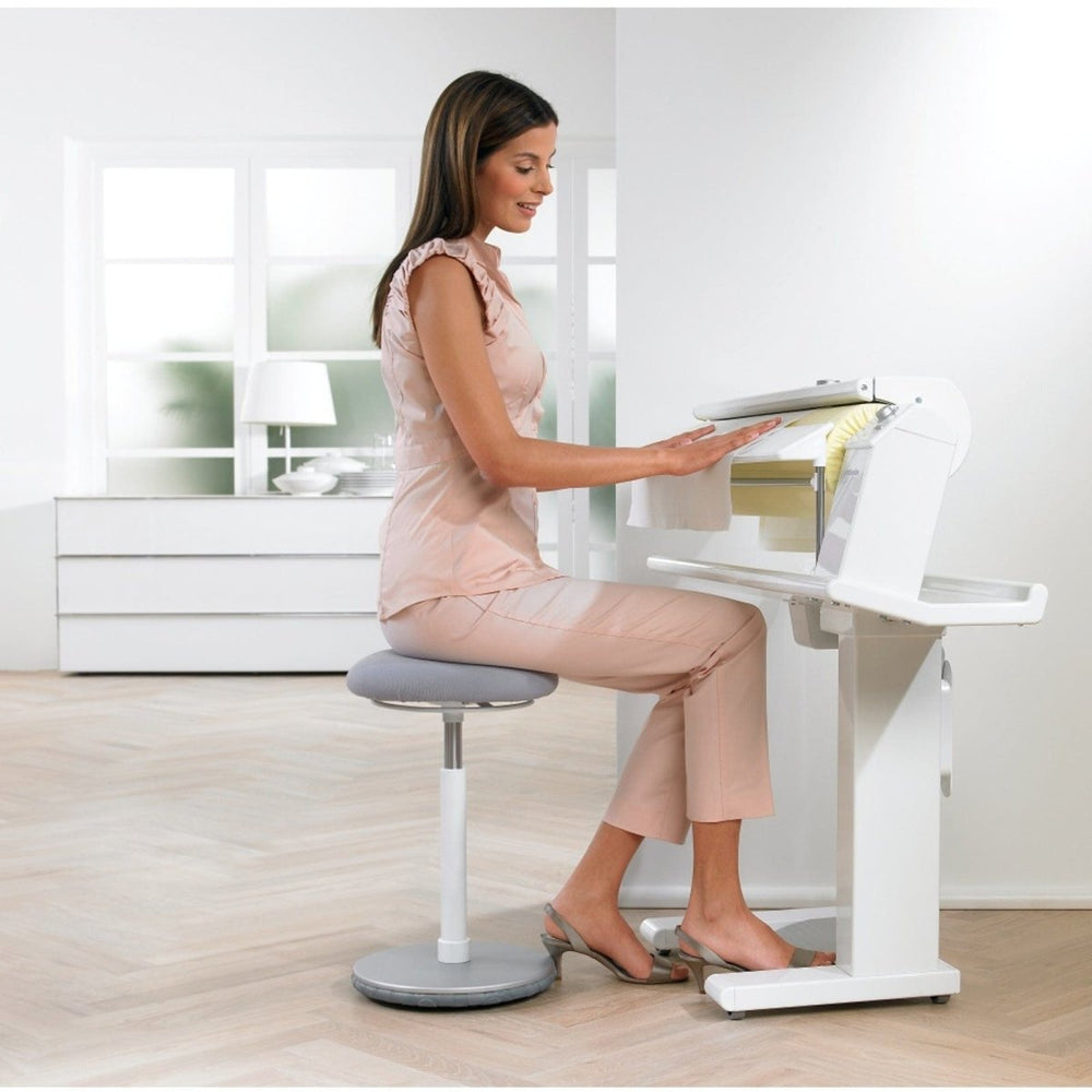 Miele B990 3100W High Pressure Foldable Rotary Iron Ironing Press - Lotus White | Atlantic Electrics - 39478251061471 