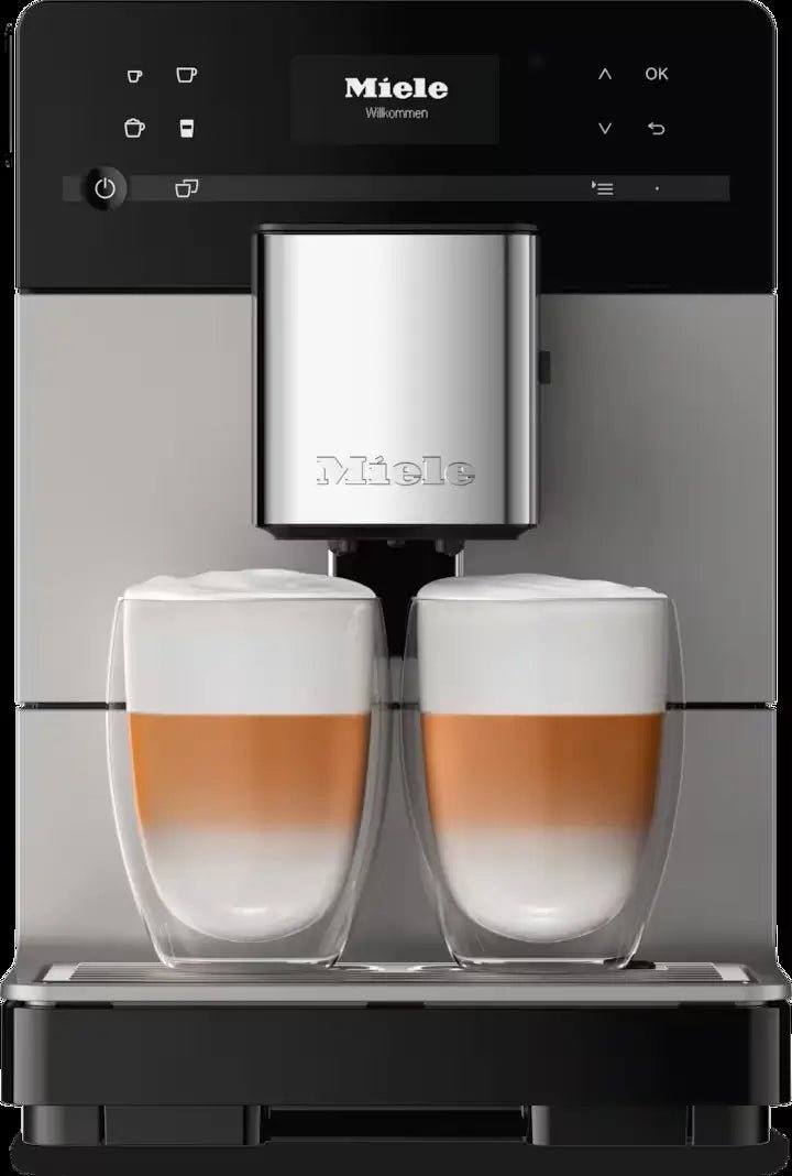 Miele CM5510 AluSilver Coffee Machine Silver Grey - Atlantic Electrics - 41318834274527 