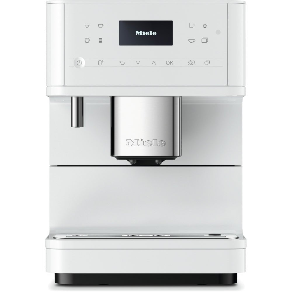 Miele CM6160 Countertop Coffee Machine, MilkPerfection - Lotus White | Atlantic Electrics - 41370822738143 