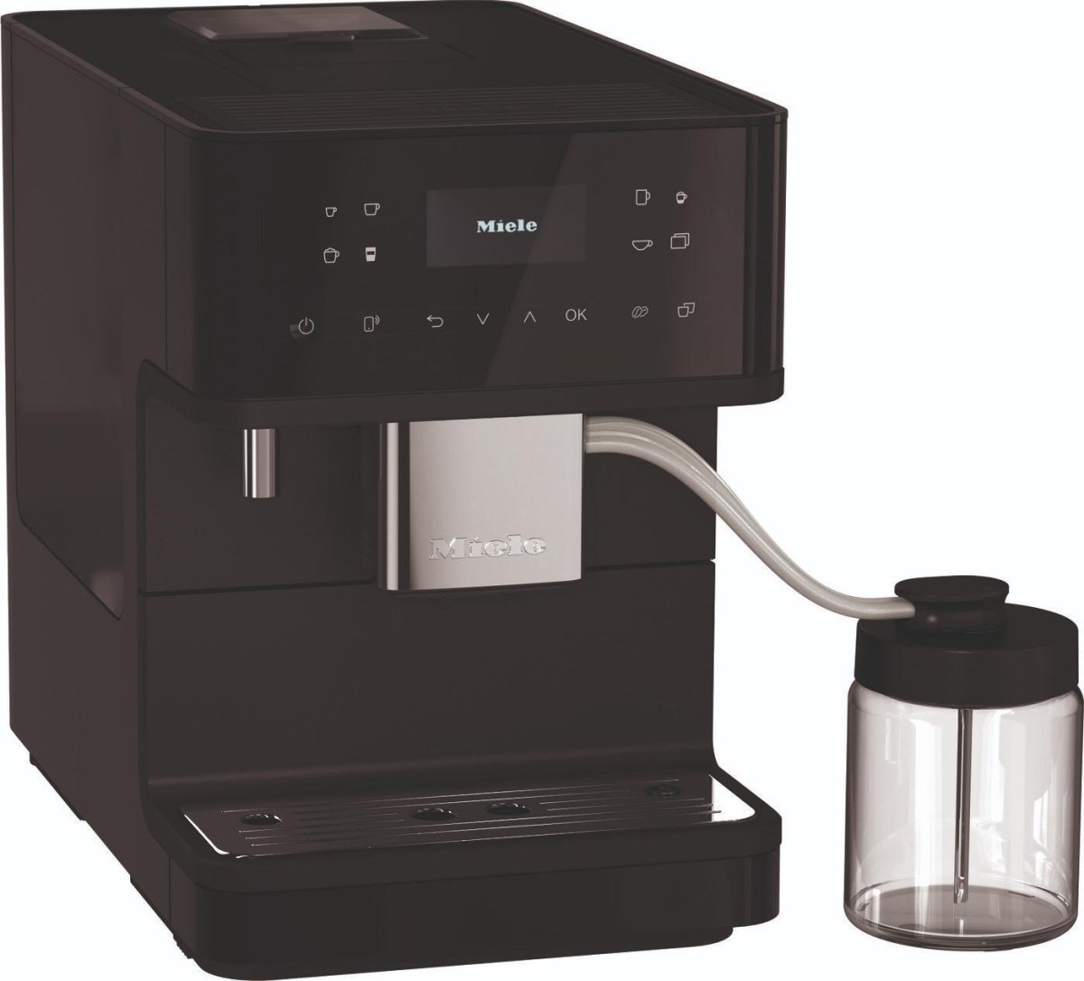Miele CM6560 Freestanding Coffee Machine Obsidian Black - Obsidian Black | Atlantic Electrics