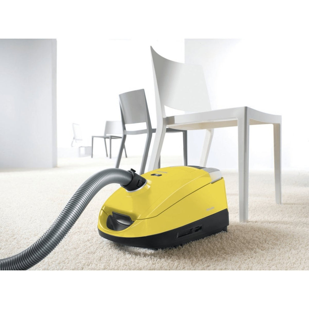 Miele Compact C2 Allergy Bagged Cylinder Vacuum Cleaner (Manufacturer Refurbished) - Yellow - Atlantic Electrics - 39478251323615 