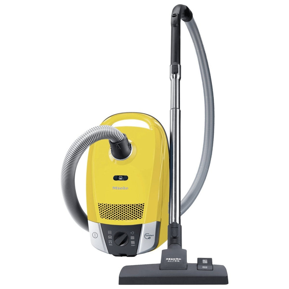 Miele Compact C2 Allergy Bagged Cylinder Vacuum Cleaner (Manufacturer Refurbished) - Yellow - Atlantic Electrics - 39478251258079 