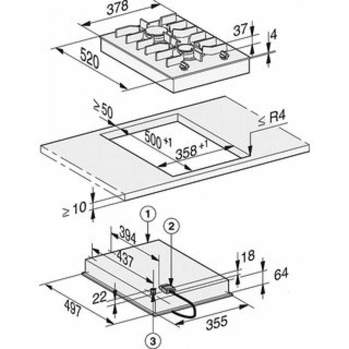 Miele CS7612FL 2 zone induction hob | Atlantic Electrics