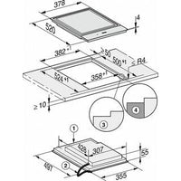 Thumbnail Miele CSDA7000 120mm wide downdraft Combi Set Extraction + Recirculation - 39478265938143