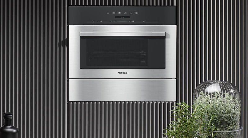 Miele DG7140 40 Litre Built In Steam Oven with DualSteam Technology, DirectSensor S & Miele@home, 59.5cm Wide - Stainless Steel/CleanSteel | Atlantic Electrics