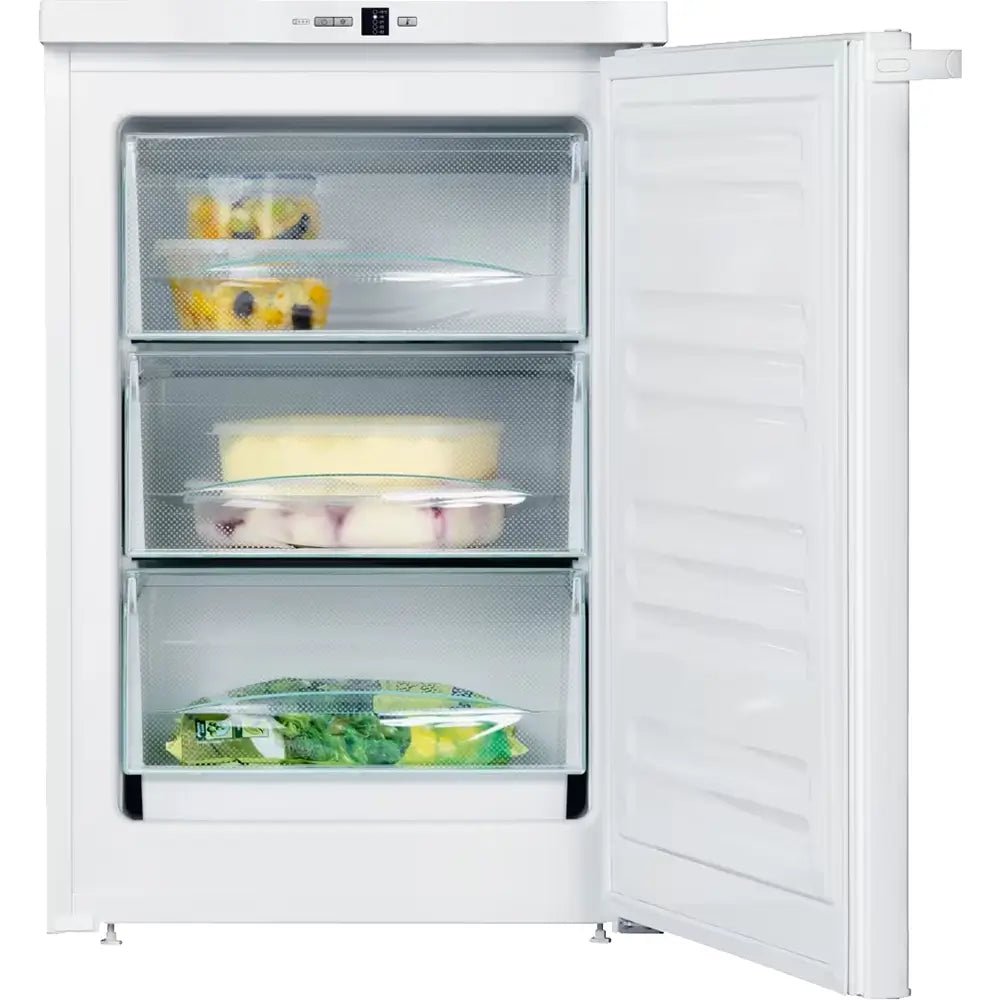 Miele F12011S-1 98 Litre Freestanding Freezer, 3 Freezer Drawers, VarioRoom - White | Atlantic Electrics - 41437829464287 