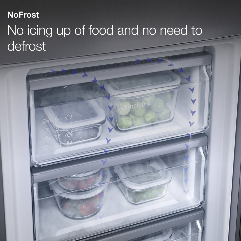 Miele FNS7140E Built-In Freezer, Frost Free, 4 Freezer Drawers - 55.9cm Wide - Atlantic Electrics - 41410554953951 