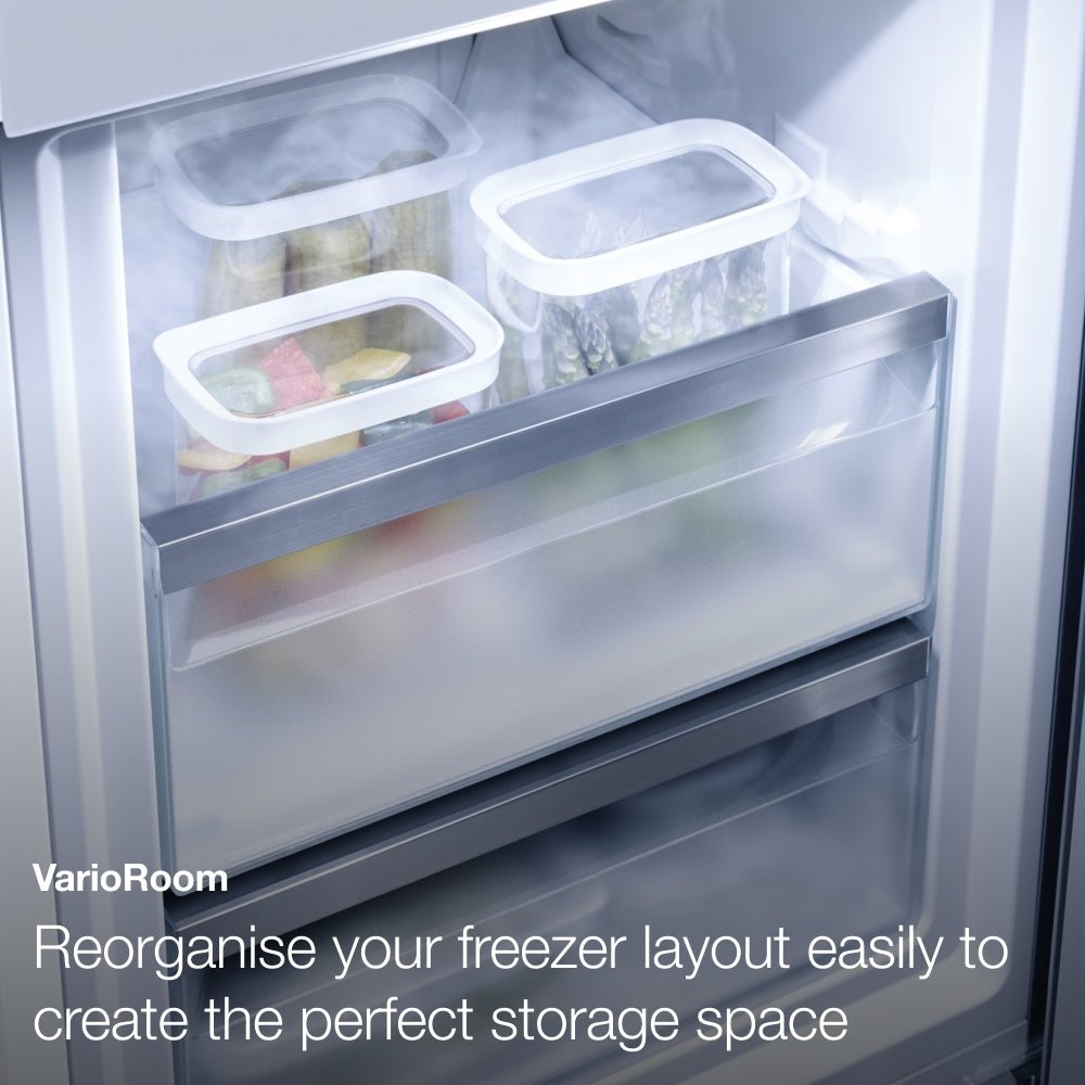 Miele FNS7770E 213 Litre Built-In Freezer with NoFrost, 8 Drawers - 55.9cm Wide | Atlantic Electrics - 41499136196831 
