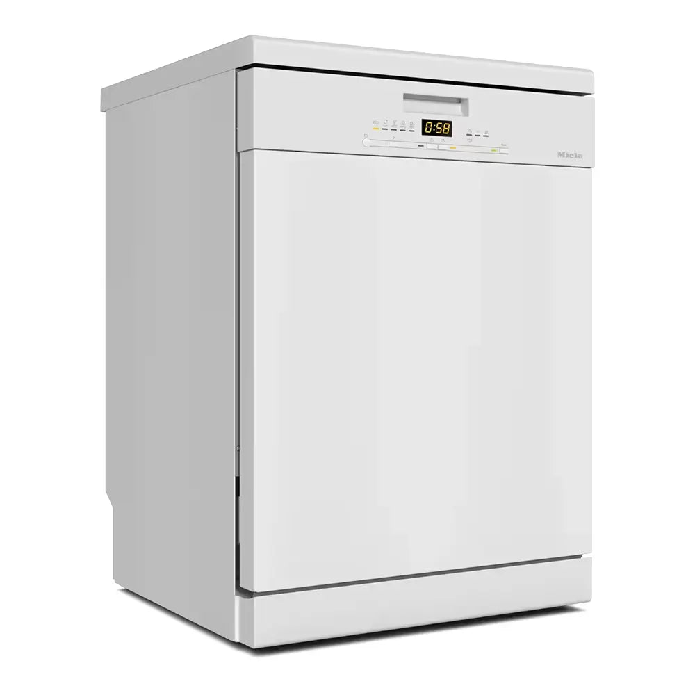 Miele G5110SC-BRWH Active Freestanding Dishwasher with Hot Water Connection, 59.8cm Wide - Brilliant White | Atlantic Electrics - 41590356246751 
