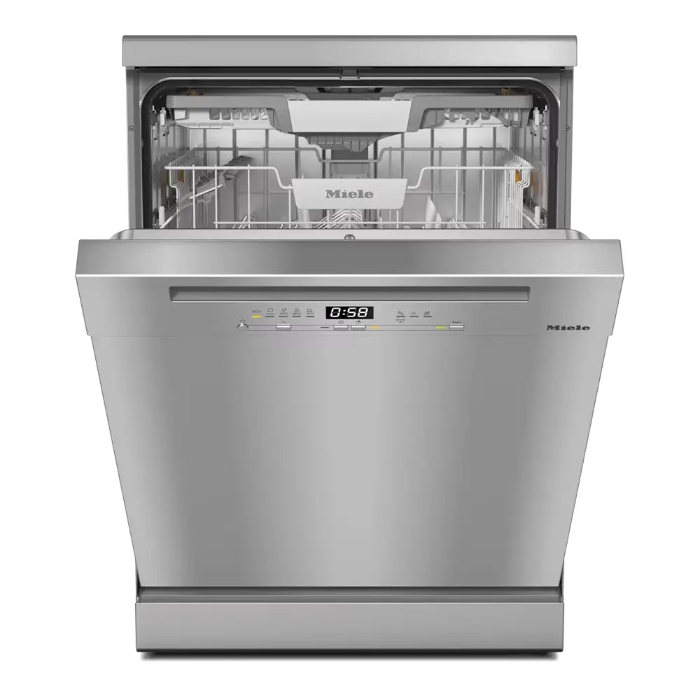 Miele G5310SC-CLST Front Active Plus Freestanding Dishwasher, AutoOpen Drying, 59.8cm Wide - CleanSteel Front | Atlantic Electrics - 41590356410591 