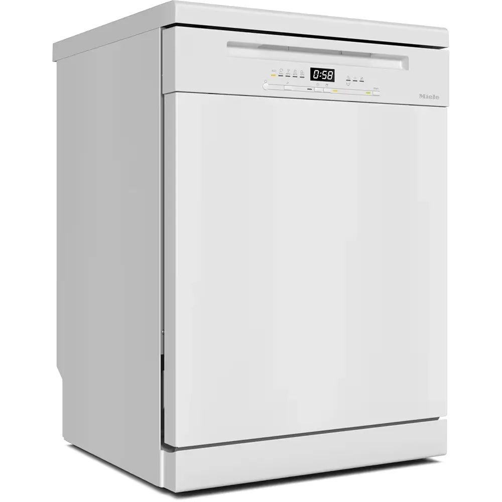 Miele G5310SCWH Active Plus Freestanding Dishwasher, Hot Water Connection, 59.8cm Wide - White - Atlantic Electrics - 41437829660895 