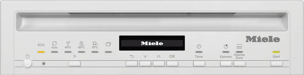 Miele G5740SC Freestanding Dishwasher, Hot Water Connection, 44.8cm Wide - White - Atlantic Electrics - 41426355650783 
