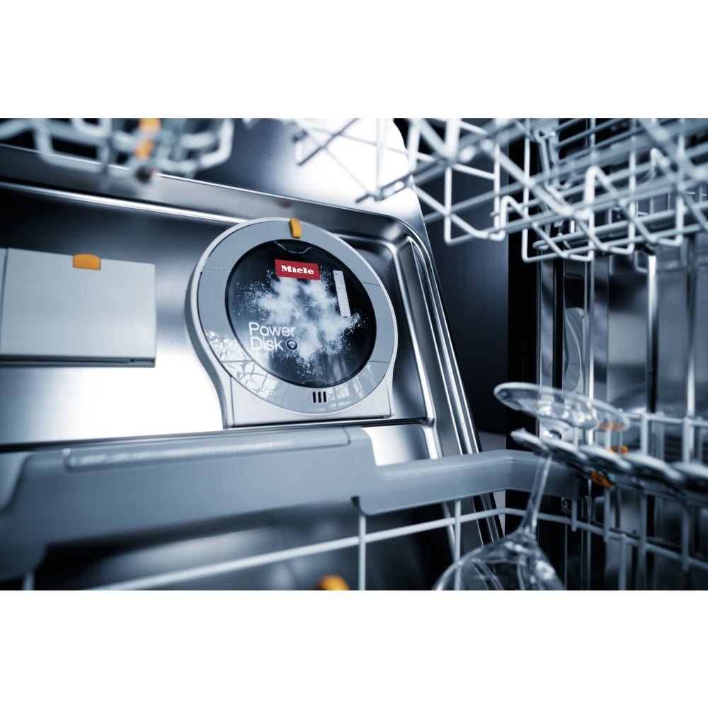 Miele G7110-SC Freestanding Dishwasher, AutoDos with Integrated PowerDisk, 59.8cm Wide - CleanSteel Front - Atlantic Electrics
