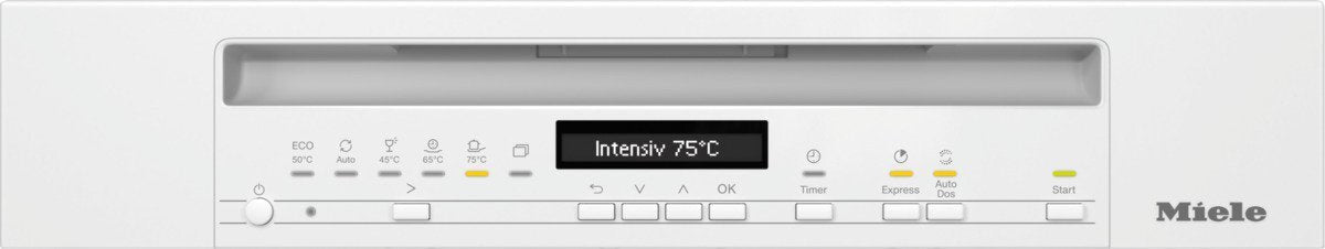 Miele G7110SC-BRWH Freestanding Dishwasher, AutoDos with Integrated PowerDisk, 59.8cm Wide - White - Atlantic Electrics