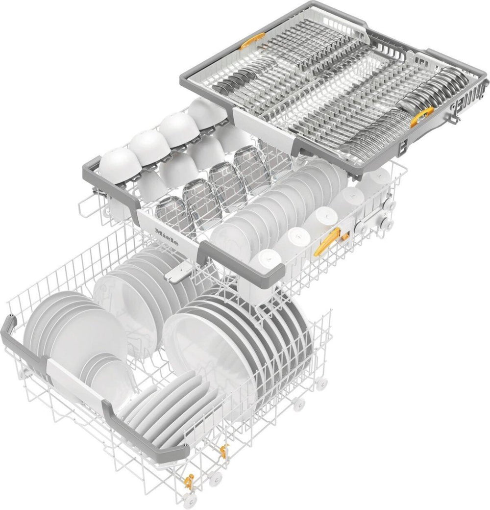 Miele G7165-SCVI-XXL Fully Integrated Dishwasher, AutoDos with Integrated PowerDisk - Stainless Steel | Atlantic Electrics - 41468272214239 