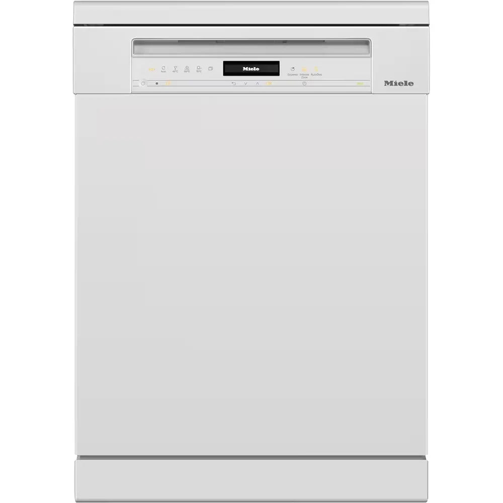 Miele G7410SCWH Freestanding Dishwasher, AutoDos with Integrated PowerDisk - White | Atlantic Electrics