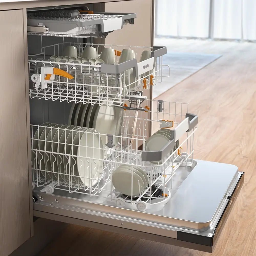 Miele G7655SCVI-XXL Fully Integrated Dishwasher, AutoDos with Integrated PowerDisk - 59.8cm Wide - Atlantic Electrics - 41410554659039 