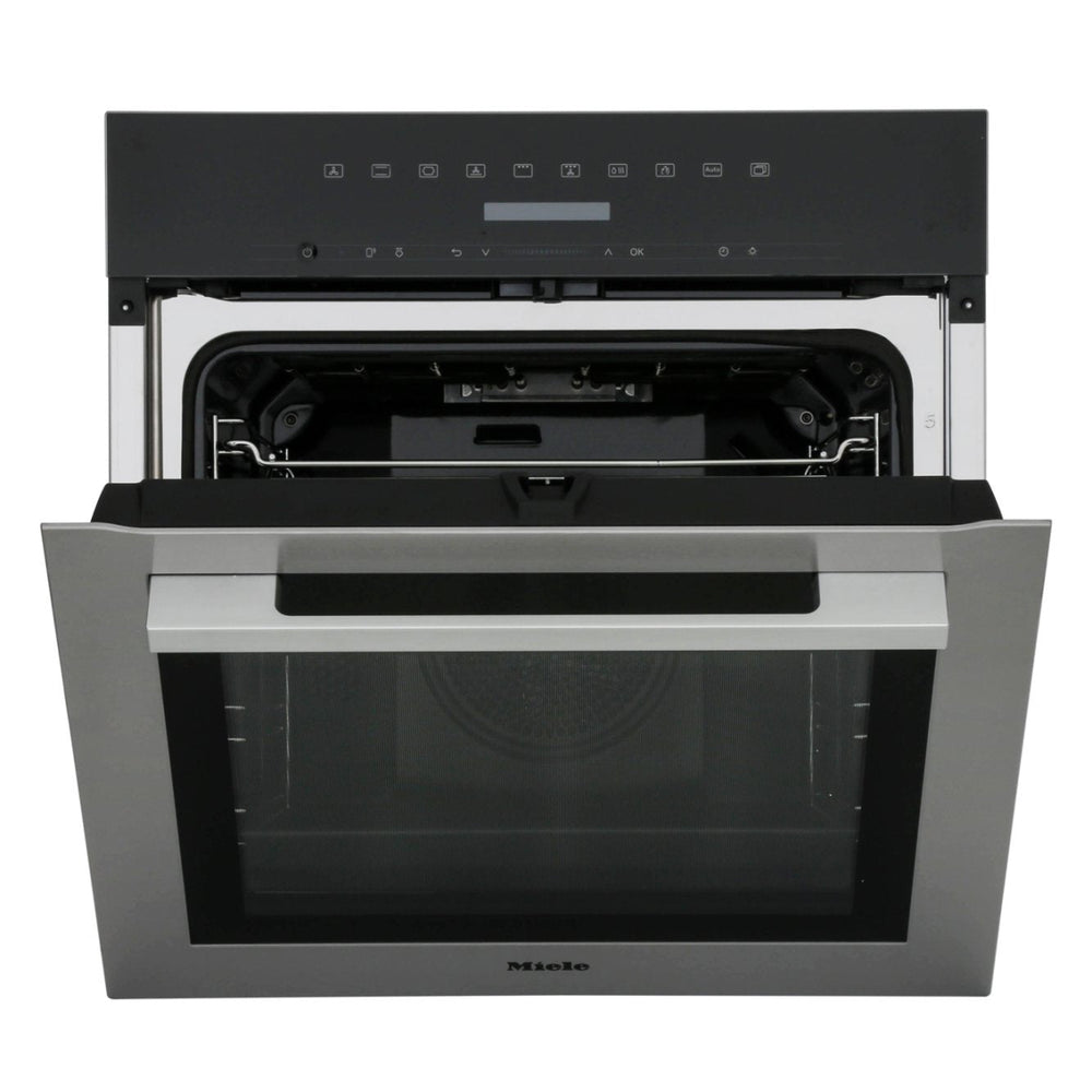 Miele H7164BP 76 Litre Built-In Oven with Miele@home & Pyrolytic Cleaning - 59.5cm Wide | Atlantic Electrics - 41484411338975 