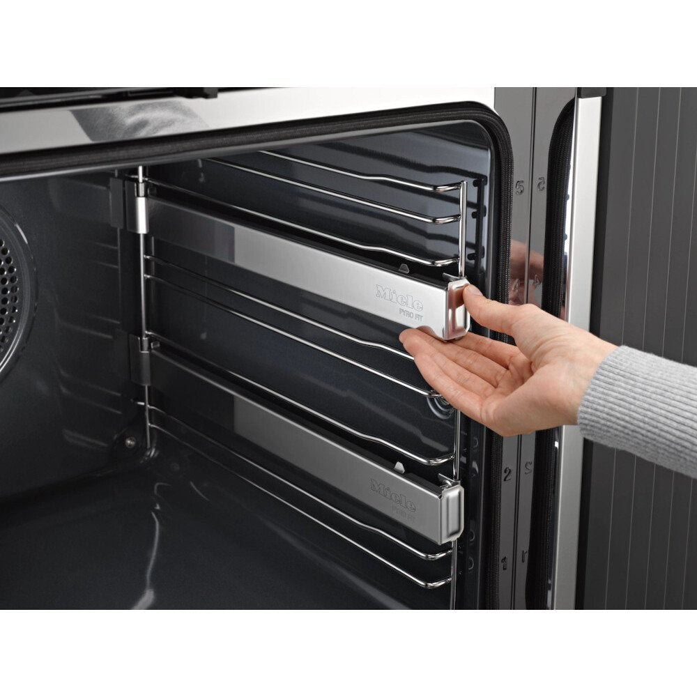 Miele H7364BP 76 Litre Built-In Oven with DirectSensor, Miele@home & Pyrolytic Cleaning Equipment, 59.5cm Wide - Stainless Steel/CleanSteel | Atlantic Electrics - 41573071716575 